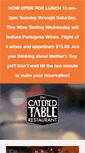 Mobile Screenshot of cateredtable.com